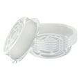 thumbnail image 2 of hostic 5 Pcs 10"+8"+6" Transparent Plastic Plant Pot Drip Trays Pallets, 2 of 5