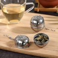 thumbnail image 2 of Tea infuser ball, reusable herb spice baking strainer, 2 of 5