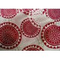 thumbnail image 4 of oneOone Cotton Silk Crimson Red Fabric Floral Mandala Block Sewing Fabric By The Yard Printed Diy Clothing Sewing Supplies 42 Inch Wide, 4 of 4