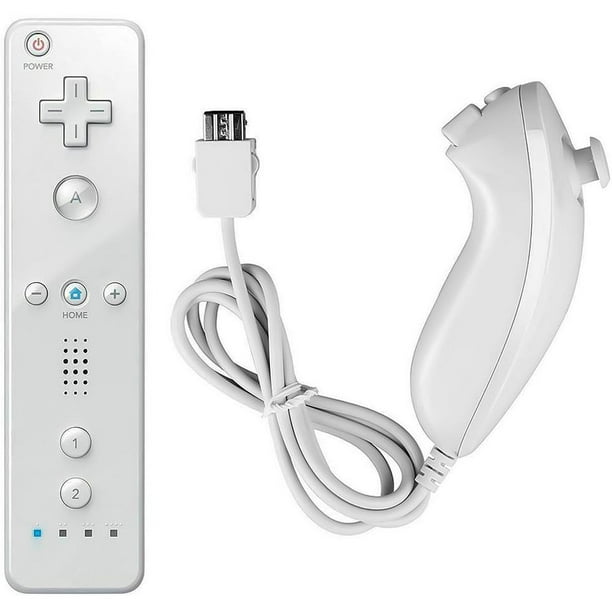 Mando A Distancia Wii Y Nunchuk, Wii Remote Plus + Wii Nunchuk Controller Set Para Nintendo Wii Yuarrent EL017212-01