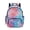 Tie-dye Blue Pink Violet, variant on SEANATIVE Children's Backpack Stylish School Bag Book Bag with Laptop Compartment, Front Pocket & Side Pockets, for Kindergarten Elementary Middle School, Stars and Stripes Pattern