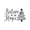 Black, variant on Vinyl Wall Art Decal - Believe In The Magic - 14" x 22" - Trendy Inspirational Christmas Holyday Season Cute Pine Tree Design Sticker For Kids Room Playroom Entry Way Door Living Room Office Decor
