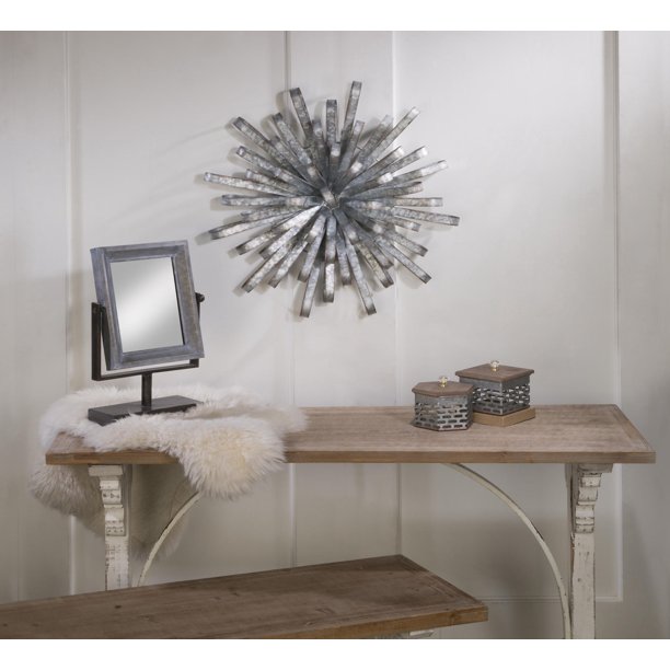 24 Silver Distressed Extra Large Bow Wall Decor Walmart Com Walmart Com