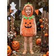 thumbnail image 6 of RUINIXCW Toddler Baby Boy Girl Halloween Halloween Costume Kids Cosplay Outfit Newborn Fall Winter Warm Clothes Fleece Sleeveless Hooded Tops, 6 of 10