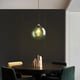 thumbnail image 3 of Luz Colgante LBSQJ de Vidrio Verde Gris Globo 25 cm Paquete de 1, 3 of 7