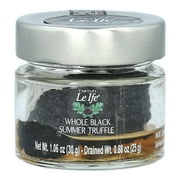 Le Ife Authentic Whole SE33Black Summer Truffles - Premium Italian Truffle Garnish, (25g)