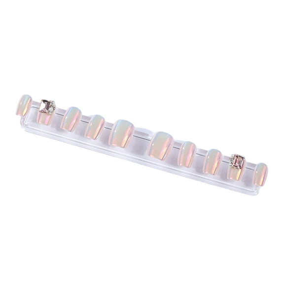 Nail Display Stand Nail Practice Holder Nail Stand Nail Practice Stand Nail Tips Holder Easy to Clean for Nail Enthusias
