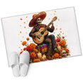 thumbnail image 2 of Halloween 2'x3' Washable Rug,Mexican Skeleton Play Guitar Abstract Florals Non-Slip Soft Doormat Area Rugs for Entrance Bathroom Bedsides,Front Doormat Carpet for Kitchen Bedroom,Entryway Floor Mat, 2 of 9