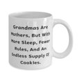 thumbnail image 2 of Unique Grandma Gifts, Grandmas Are Mothers, But With More, Birthday Unique Gifts, 15oz Mug For Grandma from Granddaughter, Unique gifts for grandma, Grandma gift ideas, Personalized gifts for, 2 of 2