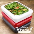 thumbnail image 3 of Fancy Panz 2-in-1 Foil Pan Holder - Stackable, BPA Free, Made in USA - Red, 3 of 11