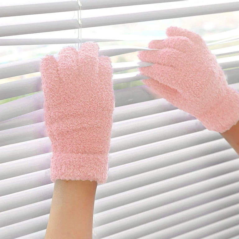 Microfiber Dusting Gloves, Dusting Cleaning Glove for Plants, Blinds, Lamps