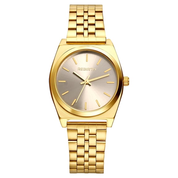 Avaner Women's Analog Quartz Watch: Square Case Detachable Stainless Steel Strap Bar-Mark Dial Business Wristwatch