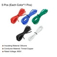 thumbnail image 3 of 20 Gauge Silicone Wire 20AWG Stranded Wire Tinned Copper Wire High Temp Wire 5 Color 1.5m/4.92ft 5pcs, 3 of 6