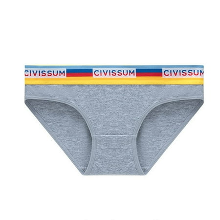 Wancir Womens Underwear Cotton Bikini Breathable Sport Low Rise Panty for Women