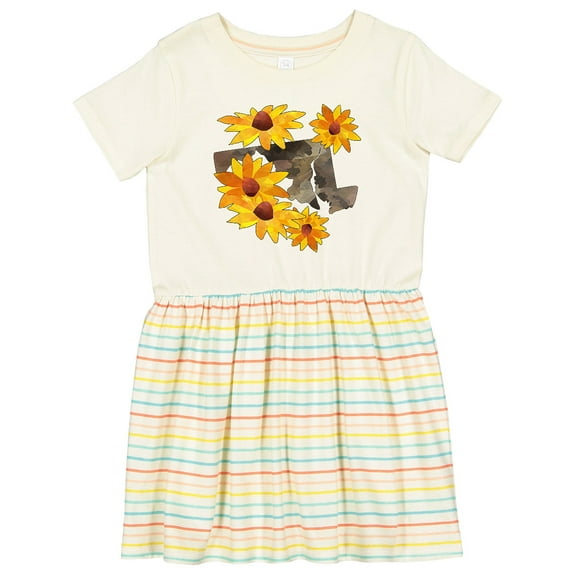 Inktastic Maryland-black Eyed Susans State Flower Girls Toddler Dress