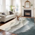thumbnail image 2 of Area Rug for Living Room, Mountains Non-Slip Indoor Large Carpet for Bedroom/Dining Room, Farmhouse Forest Nature Trees Landscape Washable Low-Profile Rectangle Floor Runner Rugs - 6 x 9 Ft, 2 of 8
