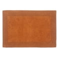 thumbnail image 2 of Home Weavers Luxury Bathroom Rug 100% Cotton Reversible Bathroom Rugs Set, Washable Rug, Soft Absorbent bath Rug, Bathroom rug, Kitchen Mat, Non Slip Bath Decor Mat, 17"x24" Rectangle Terracotta, 2 of 6