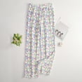 thumbnail image 2 of Trgacdwlo Fleece Pajama Pants Women Star Print Wide Leg Womens Flannel Pajama Pants Elastic Waist Fuzzy Winter Warm Women's Sleep Pants, 2 of 10
