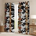 thumbnail image 2 of jejeloiu Southwestern Aztec Geometric Curtains Pack of 2 (42x84 Each),Rustic Western Boho Curtains Blackout For Kids, 2 of 6