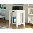 thumbnail image 2 of Mission Printer Stand with Charger White, 2 of 8