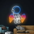 thumbnail image 4 of Handmadetneonsign Astronaut Lifting Ice Cream Neon Sign, Ice Cream LED Sign, Astronaut Led Light, 4 of 5