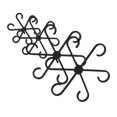 thumbnail image 1 of Raindrops 4Ud Clips Reutilizables Para Sujetar De Plantas Y Con Soporte Resistente Negro, 1 of 8