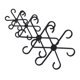 thumbnail image 1 of Raindrops 4Ud Clips Reutilizables Para Sujetar De Plantas Y Con Soporte Resistente Negro, 1 of 8