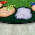 thumbnail image 5 of Stumped 7'8" x 10'9" Oval Area Rug In Color Multi, 5 of 5