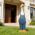 thumbnail image 4 of Gumesh Resin Garden Statue, Goose Figurine for Outdoor Courtyard & Yard Decor - Weather-Resistant Home Decoration, 4 of 5