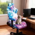 thumbnail image 2 of TSOVTHRID Galaxy Colorful Tie Dye Print 4 PCS Gaming Chair Covers Slipcovers Stretchy Gaming Chair Cover Set Dustproof Washable Office Desk Chair Cover with Armrest Covers, 2 of 7
