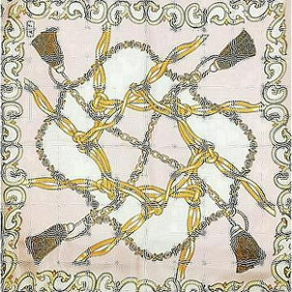 Women Elegant Yellow Peach Tassel Scarf