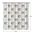 thumbnail image 5 of Fairy Tale Princess Pattern Shower Curtain 72"x72" ,Bathroom Decorative Shower Curtains Set with 12 Hooks,Modern Waterproof Washable Shower Curtain, 5 of 6