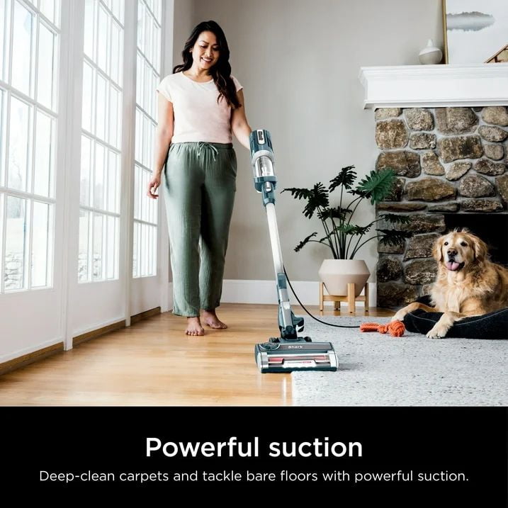 Restored Shark Ultralight PetPro Corded Stick Vacuum with PowerFins HairPro Odor Neutralizer Technology, Blue Iris (Refurbished)
