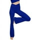 thumbnail image 5 of Pantalones de yoga acampanados con cintura cruzada para mujer, pantalones deportivos negros de pierna ancha elásticos con cintura alta y levantamiento de cadera para mujer, 5 of 5