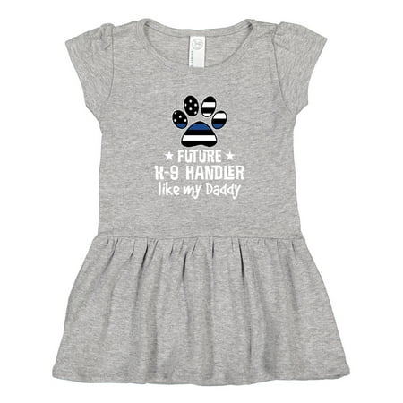 

Inktastic Future K-9 Handler Like Daddy Police Dog Gift Toddler Girl Dress