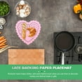 thumbnail image 2 of HEALEEP 100Pcs Table Placemats Doilies Paper Doilies for Serving Trays 5.5x5.5in, 2 of 8