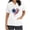 White*6 Scrub Tops for Women, variant on Yxbdin American Flag Shirts for Women 4th of July Scrub Tops Loose Fit Short Sleeve Tunic Scrub Shirt Casual Holiday Medical Nursing Uniform White*12 XXL