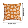 thumbnail image 2 of 20x20in Double Sided Print Fall Pumpkin Maple Leaf Throw Pillow Covers Soft Polyester Sofa Couch Decor Cushion Cases, 2 of 2