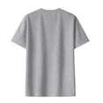 thumbnail image 3 of Paiwinds Men's Solid Color Short Sleeve Round Neck T-Shirt Casual Fashion Basic Tee Comfortable Fit Top for Daily Wear, 3 of 9