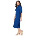 thumbnail image 3 of Jessica London Women's Plus Size Button Front Sweater Dress, 3 of 6