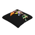 thumbnail image 2 of Fundas de almohada de lino de Las Chicas Superpoderosas, fundas de cojín cuadradas de arpillera para sofá cama, banco, 18 x 18 pulgadas (45 cm), funda de almohada, 2 of 8