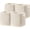 Beige, variant on HBlife Set of 4 Storage Cubes-13 X 13 X 13 In, Cotton Rope Basket with Handles,Beige