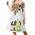 thumbnail image 3 of ¡Demasiadas s! - Vestido de manga corta de Macaw Squad Cóctel de vestidos vestido mujer verano Falda de verano para mujer, 3 of 7