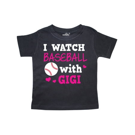 

Inktastic I Watch Baseball with My Gigi Gift Toddler Boy or Toddler Girl T-Shirt