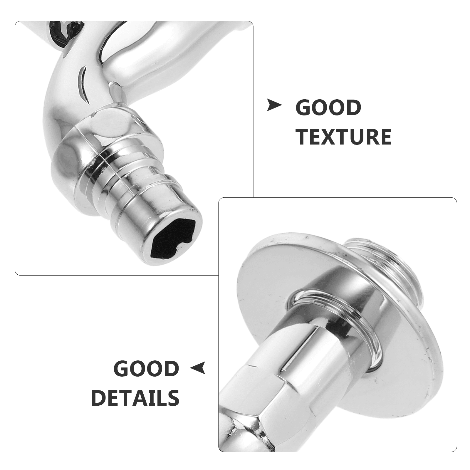 Wall Mounted Single Handle Cold Water Tap for Washing Machine in Laundry Room Bathroom Garden