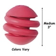 thumbnail image 1 of Silly Sounds Spring Ball Dog Toy Natural Rubber Spiral Colors Vary Choose Size (Medium - 3"), 1 of 1