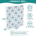 thumbnail image 4 of Three Ring Binder Lovely Blue Heart Whale Ocean 1.5 Inch Round Binder D-Rings for Office Supplies and More, 4 of 10