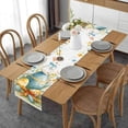 thumbnail image 5 of YingYouFu Easter Table Flag, Bow and Egg Printed Tablecloth Mat for Living Room Tea Table Decor, Spring Holiday Party Decoration and Home Dining Accessory, 5 of 8