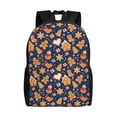 thumbnail image 1 of Disketp Gingerbread Delights Mochila Unisex de Apertura Lateral Completa, Mochila para Laptop para Escuela, Trabajo y Viajes, 1 of 8