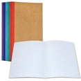 thumbnail image 3 of Better Office Products - Kraft notebook - sewn-bound - 140 x 211 mm - 30 sheets / 60 pages - white - plain (pack of 10), 3 of 6